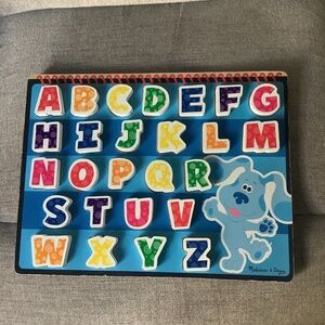 Melissa & Doug Blues Clues chunky alphabet puzzle